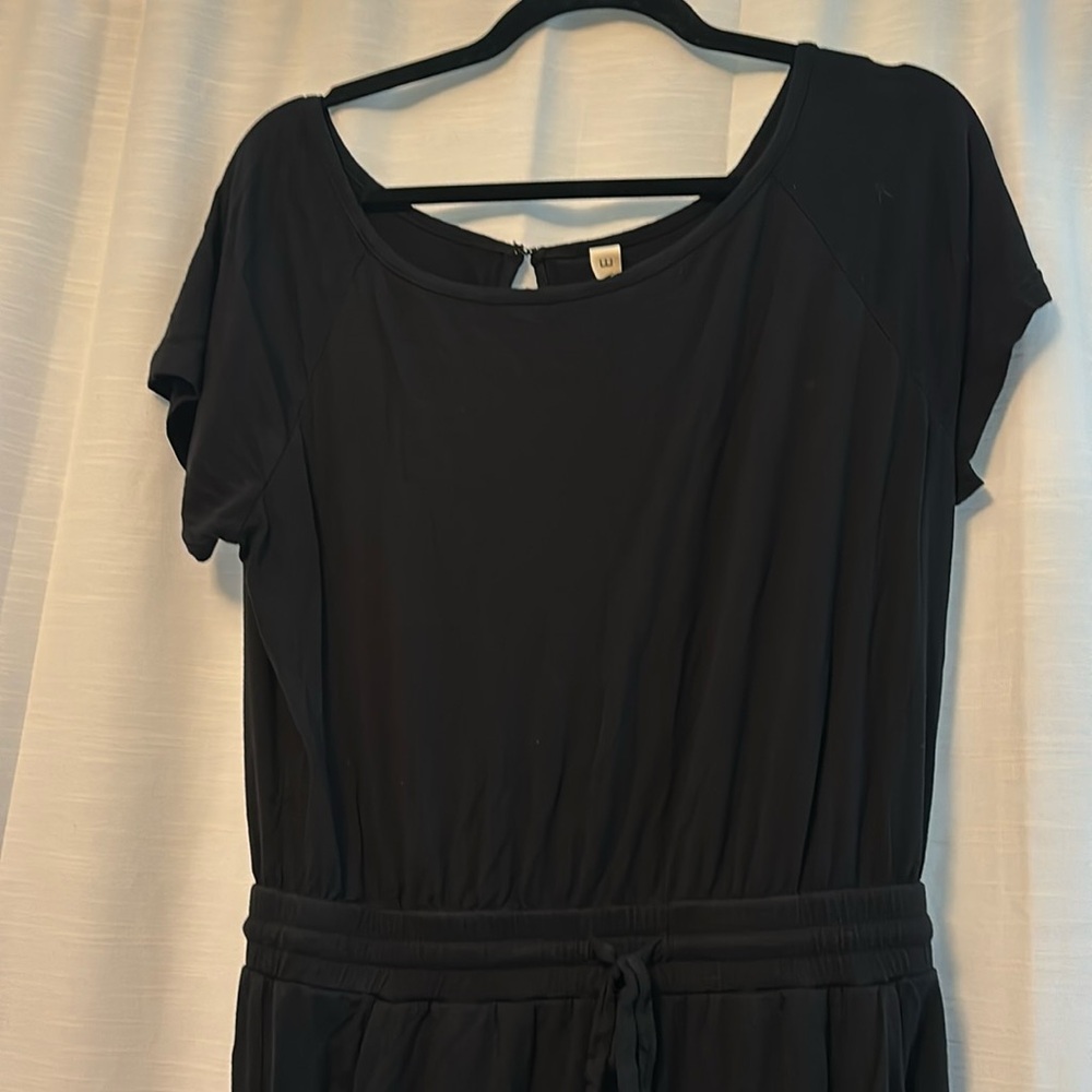 Verae comfy black jumpsuit size M